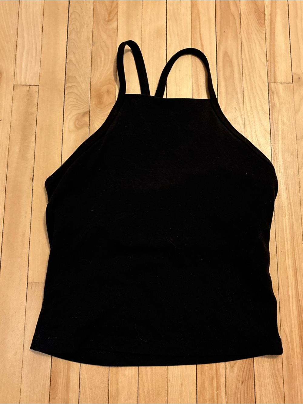 TNA Black Strapless Bodysuit Tank